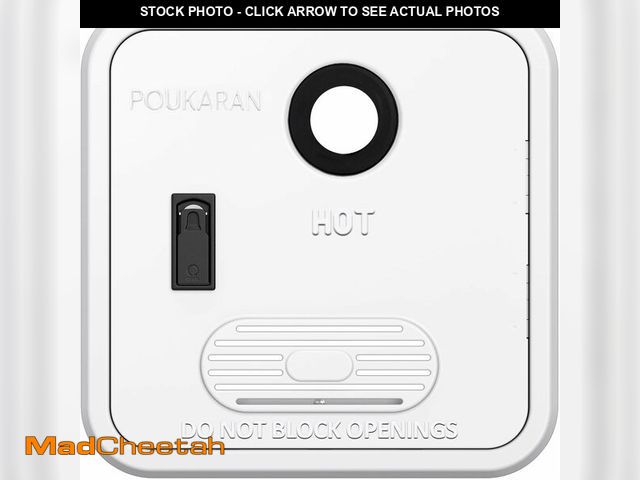 Lot 74-12805675 - Poukaran 15 x 15 Inches RV Water Heater White Door - Only Door Kit for Poukaran RV Tankless Water He...