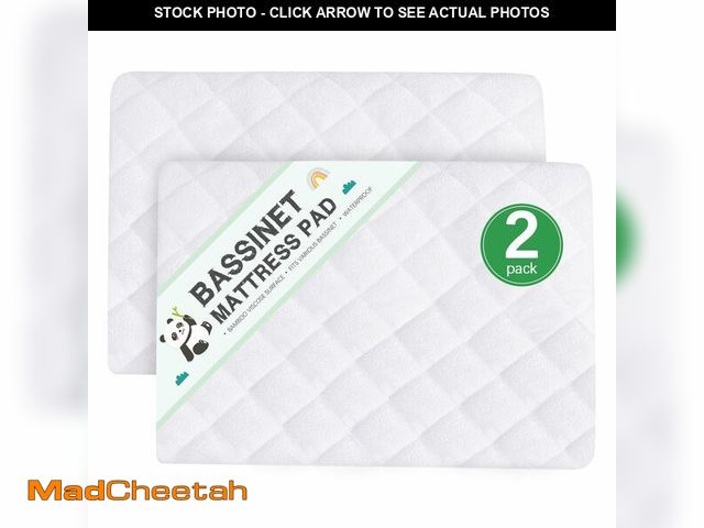 Lot 74-12718749 - Waterproof Bassinet Mattress Protector, Fit for 19" x 33" KoolaBaby (3 in 1), Papablic, BabyBond, HA...