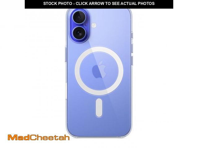 Lot 74-12303378 - Apple iPhone 16 Clear Case with MagSafe and Camera Control: Lightweight Phone Case, Wireless Chargin...