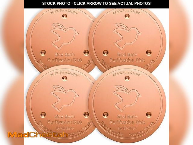 Lot 74-14299644 - Mellbree 4-Pack Premium Copper Cleaning Disc, 0.6mm Thick 99.99% Pure Copper with Stable Triple-Poin...