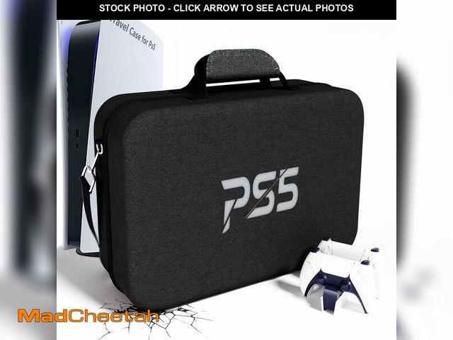 Lot 74-12970485 - Carrying Case for PS5 ,PS5 slim,PS5 Pro, Hard Shell Travel Case Compatible with Playstation 5 Disc D...