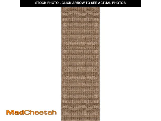Lot 74-12552576 - Beverly Rug Royal Natural 2 ft. x 7 ft. Solid Indoor Area Rug - UNUSED