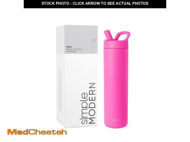 Lot 74-12128111 - Simple Modern Water Bottle with Straw lid | Insulated Stainless Steel Thermos | Reusable Travel Wate...
