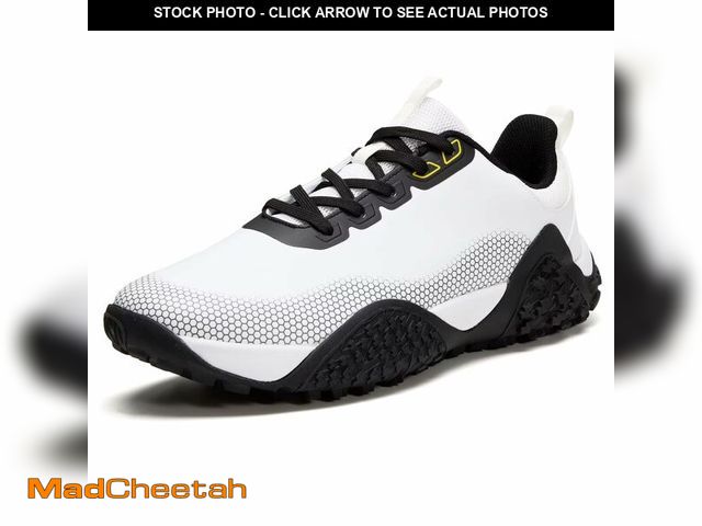 Lot 74-14302896 - TEOHRW Wide Golf Shoes for Men Spikeless Professional Outdoor Waterproof Golfing Footwears Sneakers ...
