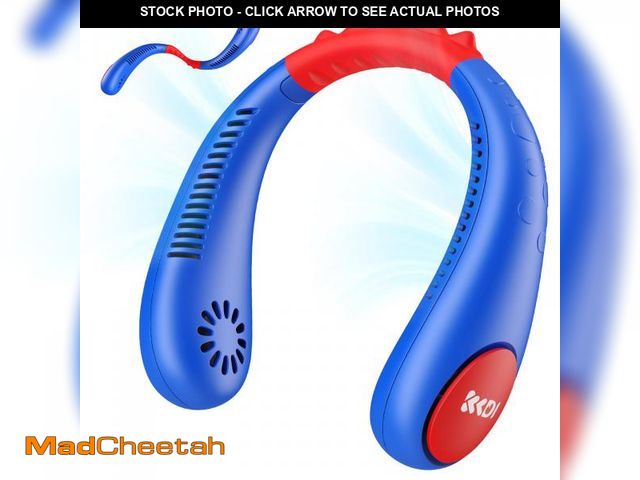 Lot 74-12217414 - Kids Neck Fan, Portable Bladeless Neck Fan for Kids, 2600mAh Rechargeable Cooling Fan for 4-14Y Girl...