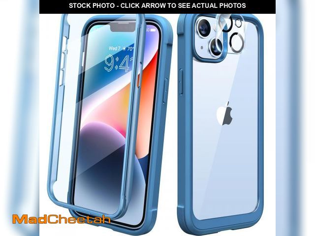 Lot 74-11548812 - Diaclara Designed for iPhone 14 Case, Full Body Rugged Case with Built-in Touch Sensitive Anti-Scrat...