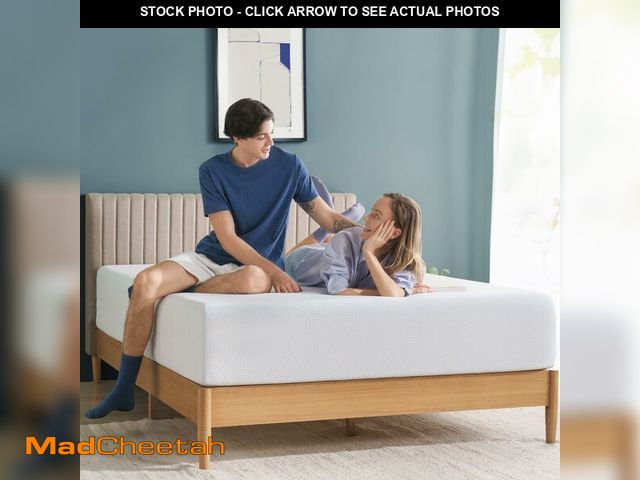 Lot 74-12570734 - ZINUS 12 Inch Green Tea Cooling Memory Foam Mattress [New Version], King, Fiberglass Free, Medium Fi...
