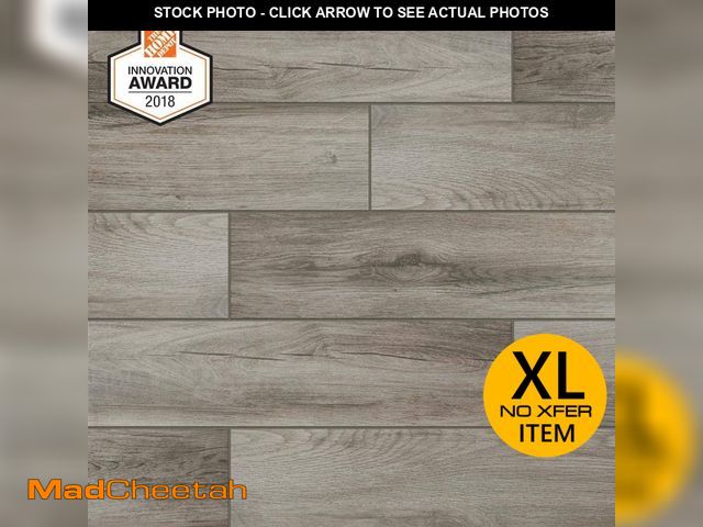 Lot 74-14313354 - (Pallet of 36 cases) Lifeproof Shadow Wood 6 in. x 24 in. Porcelain Floor and Wall Tile (523.8 sq. f...