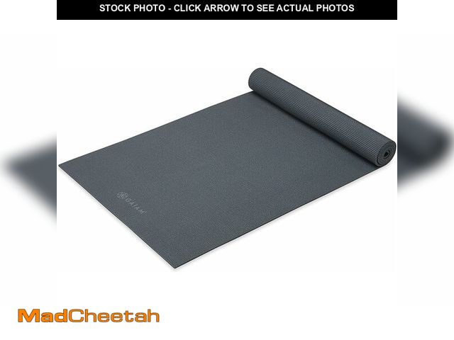Lot 74-14305588 - Gaiam Yoga Mat Premium Solid Color Non Slip Exercise &amp; Fitness Mat for All Types of Yoga, Pilate...