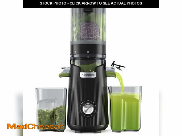 Lot 74-12708852 - ACOQOOS Juicer Machines, 5.3" Wide Chute for Whole Fruit and Vegetable,1.8L Auto-Feed Time-Saver, Sl...