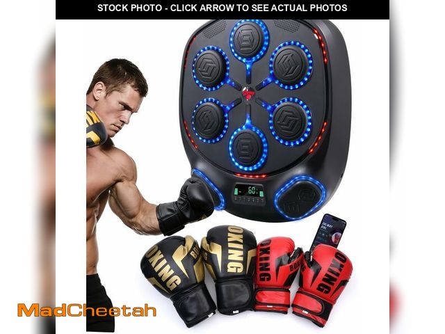 Lot 74-13710230 - New Smart Music Boxing Machine Ã¢â¬â Wall-Mounted Interactive Bluetooth Punch Trainer, High-Sensi...