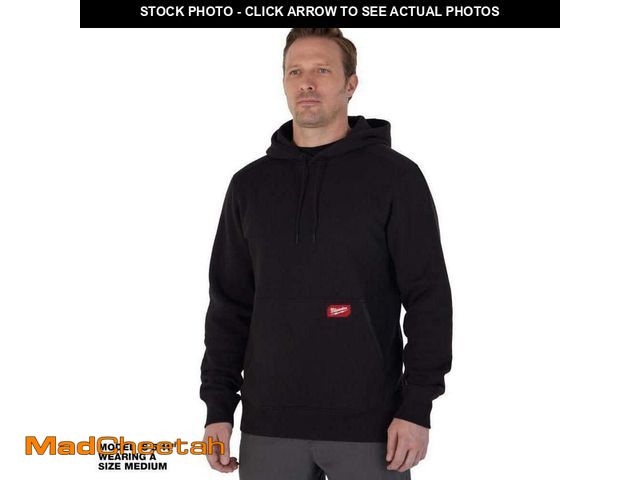 Lot 74-13693368 - Milwaukee Men's X-Large Black Midweight Cotton/Polyester Long-Sleeve Pullover Hoodie - UNUSED