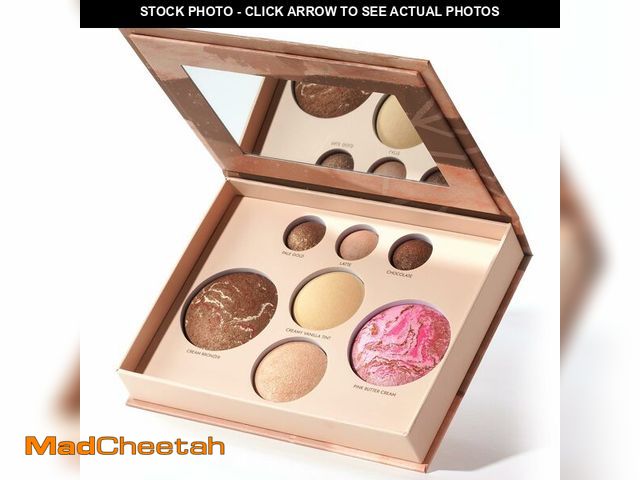 Lot 74-13622555 - Best Baked Face Palette for Mature Skin Ã¢â¬â Includes Bronzer, Blush, Highlighter &amp; Eyeshado...