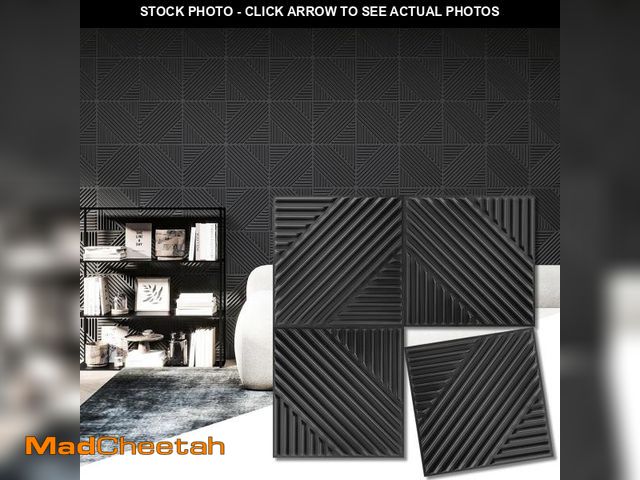 Lot 74-11546560 - Art3d 33-Pack 3D Wall Panels for Interior Wall Decor, Textured Accent Wall Paneling for Living Room,...