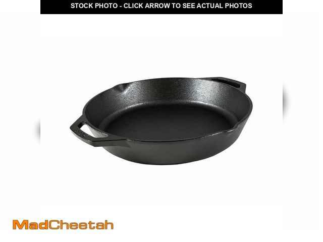 Lot 74-12455988 - Lodge 12 Inch Pre-Seasoned Cast Iron Skillet - Dual Assist Handles - Use in the Oven, on the Stove, ...