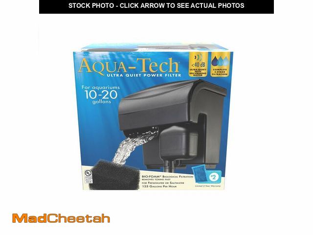 Lot 74-14206214 - Aqua-Tech Ultra Quiet Power Filter, For Aquariums 10-20 Gallons - USED