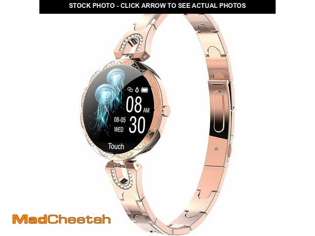 Lot 74-10950234 - (SEE OUR PHOTOS) Women Smart Watch for Android iOS Phone Fitness Tracker Heart Rate Monitor Waterpro...