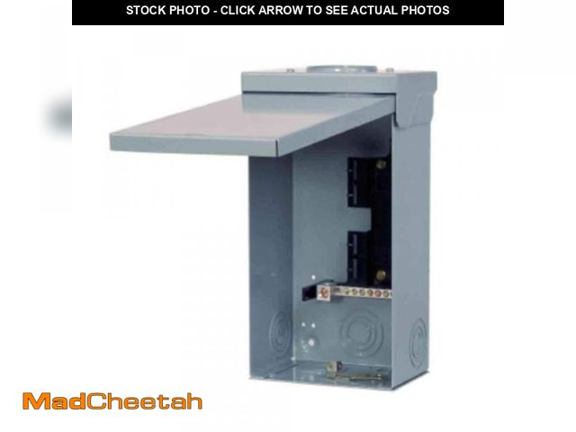 Lot 74-12520263 - Siemens EQ 125 Amp 4-Space 8-Circuit Main Lug Outdoor Load Center - UNUSED