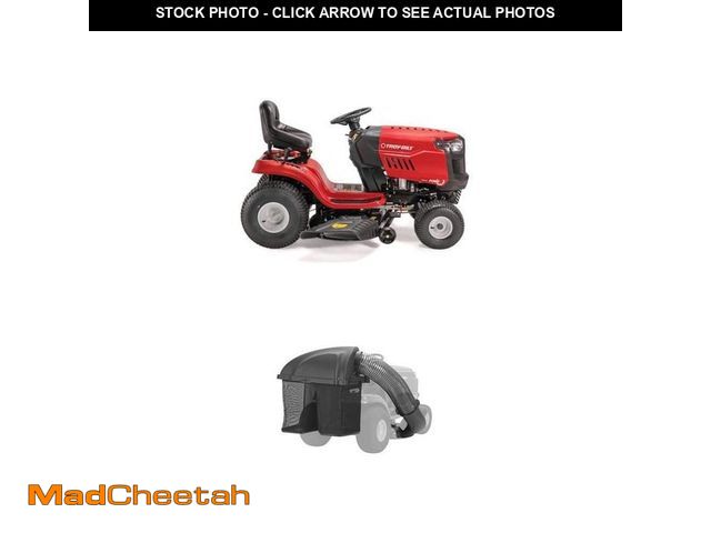 Lot 74-14254336 - Original Equipment 42 in. and 46 in. Double Bagger for Cub Cadet, Troy-Bilt and Craftsman Riding Mow...
