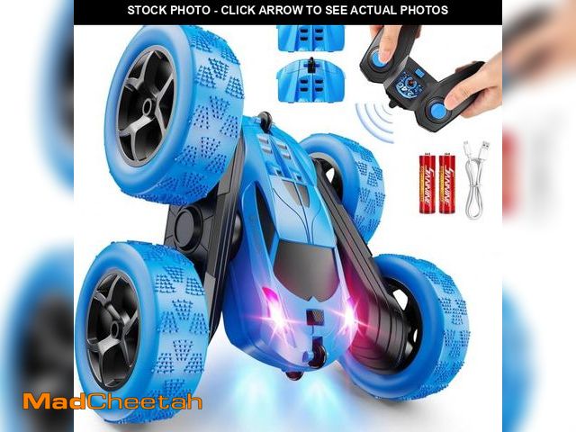 Lot 74-11909252 - QUNREDA Remote Control Car, RC Cars Toys for Kids Ages 6-12, 4WD Stunt Car with LED Lights &amp; 360...