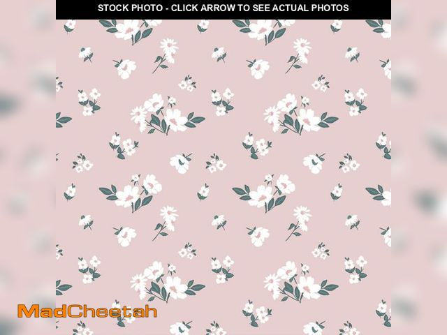 Lot 74-12416334 - VaryFloral 24"x118" Pink Daisy Floral Wallpaper Peel and Stick Removable Flower Decorative Pink Cont...