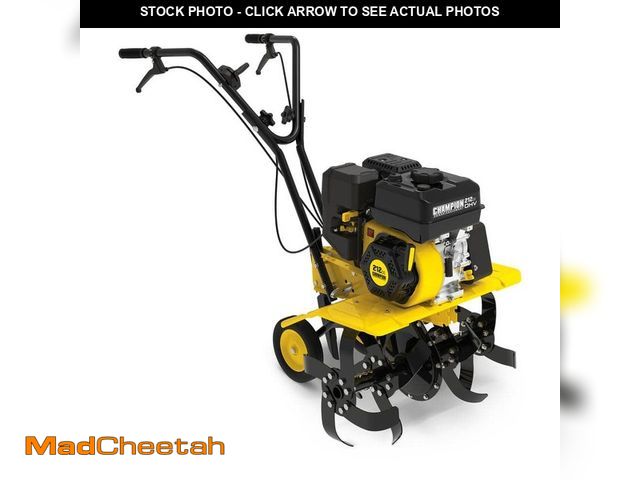 Lot 74-13496145 - Champion Power Equipment 22 in. 212cc 4-Stroke Gas Garden Front Tine Tiller with Forward and Reverse...