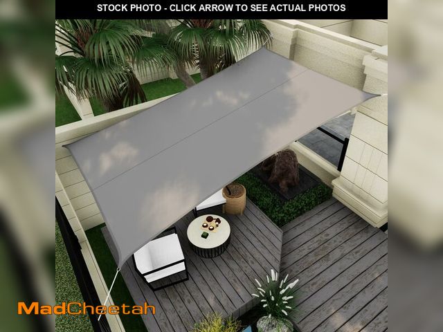 Lot 74-12718534 - Vexoria Sun Shade Sail Canopy, 8'x 10' Rectangle 95% UV Block Shade Cover for Outdoor, Backyard Pati...