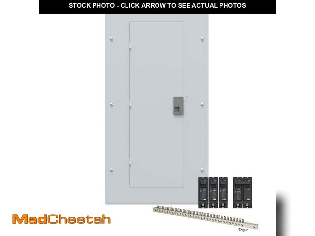 Lot 74-12640615 - ABB 200 Amp 30-Space 60-Circuit Indoor Main Lug Plug-On Neutral Load Center Value Pack (PAL3020PA) -...