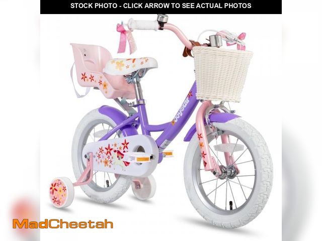 Lot 74-12515275 - Joystar Unicorn 12inch Girls' Bike, Purple - UNUSED