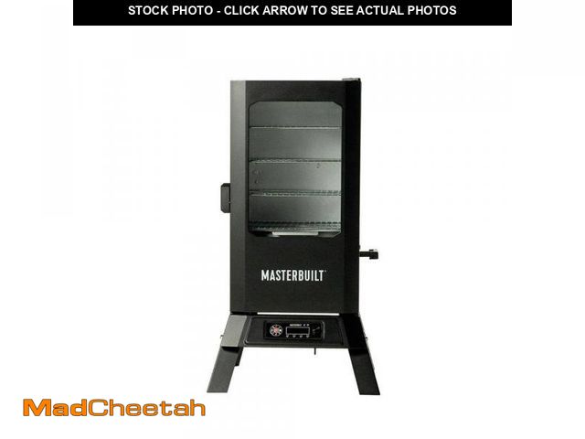 Lot 74-12152299 - 30 in. Wi-Fi Electric Smoker with Window in Black - UNUSED