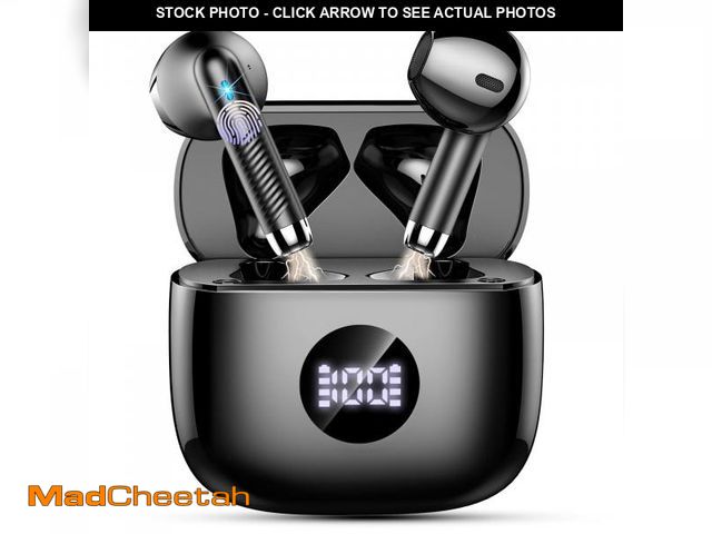Lot 74-12222420 - Wireless Earbuds, 2025 Bluetooth Headphones 5.4 HiFi Stereo, in-Ear Ear buds with 4 ENC Noise Cancel...