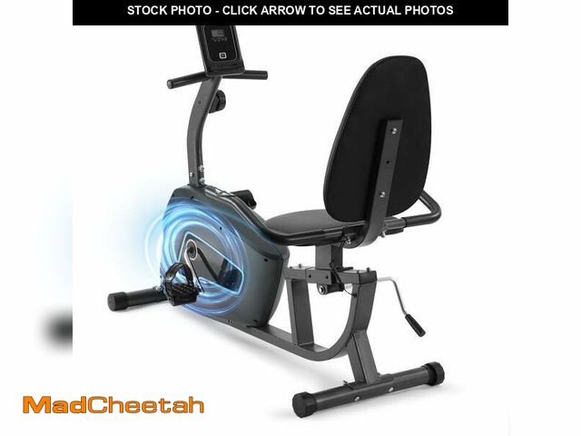 Lot 74-12892423 - (MISSING HARDWARE) Naipo Recumbent Exercise Bike Stationary Indoor Cycling Bike Quiet 8 Level Adjust...