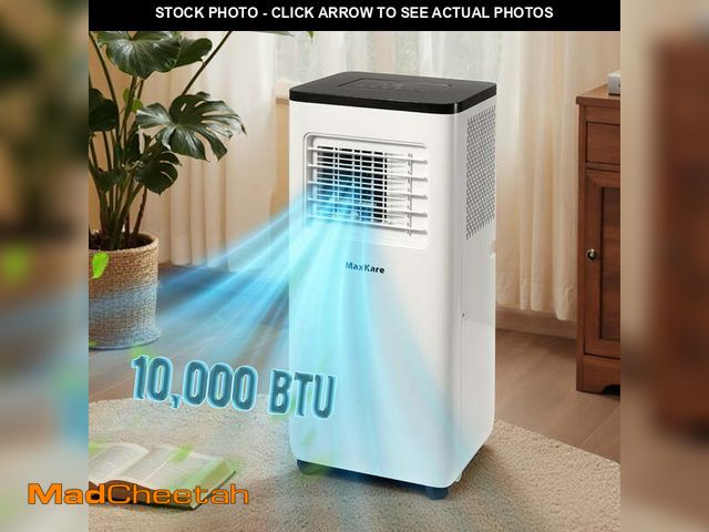 Lot 74-14435592 - MaxKare 10000 BTU Portable Air Conditioner for Room up to 450 Sq.ft, 3-in-1 AC Unit with Remote Cont...