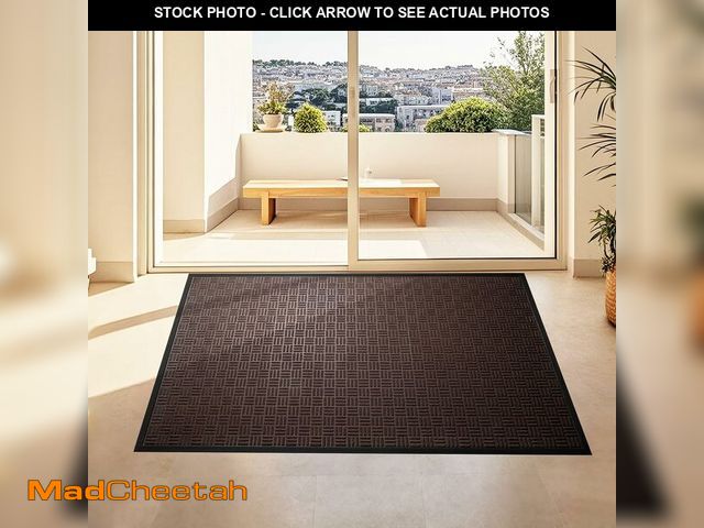 Lot 74-14601475 - Mibao Front Door Mat, Heavy Duty Durable Welcome Mat for Outdoor Indoor, Dirt Trapper Waterproof Sup...