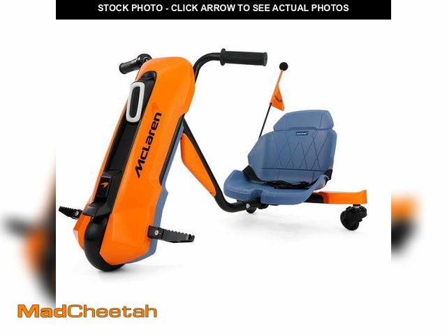 Lot 74-13677013 - McLaren Licensed 24V Ride on Toys,Drift Kart for Kids, 6.5 MPH Max,360Â° Spin Electric Go Kart for K...