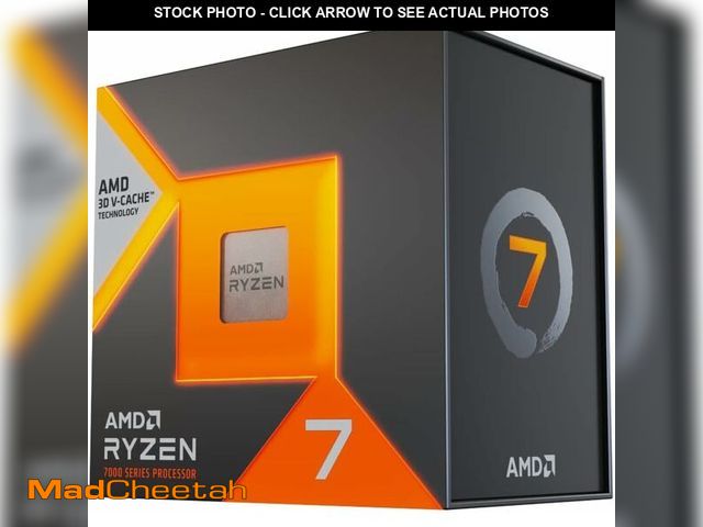 Lot 74-14590935 - AMD Ryzen 7 7800X3D 8-Core, 16-Thread Desktop Processor - USED