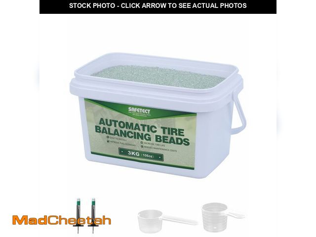 Lot 74-14384801 - Safetect Tire Balancing Beads for Motorcycle 6.6 LB, Tempered Glass Balance Beads for Trucks, Traile...