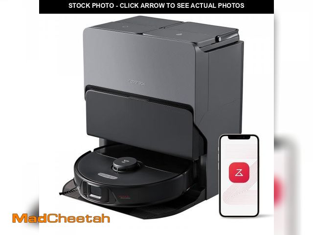 Lot 74-12276132 - roborock S8 Max Ultra Robot Vacuum and Mop, All-in-One Dock, PreciSense LiDAR Navigation, Smart Dirt...