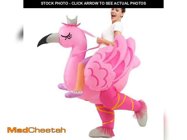Lot 74-12713827 - KOOY Inflatable Flamingo Costume Adult, Inflatable Costumes Women Men, Pink Flamingo Funny Suit Blow...