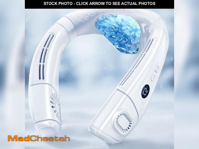 Lot 74-12310713 - Neck Fan Portable Air Conditioners Personal Fans, Ergonomic Fan with Cooling Plate, Type-C 8000mAh R...