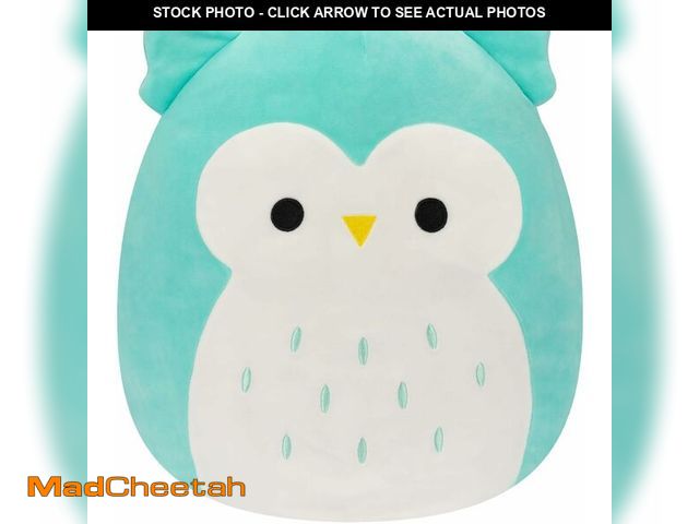 Lot 74-13787763 - Squishmallows Original 14-Inch Winston Teal Owl - Large Ultrasoft Official Jazwares Plush - UNUSED
