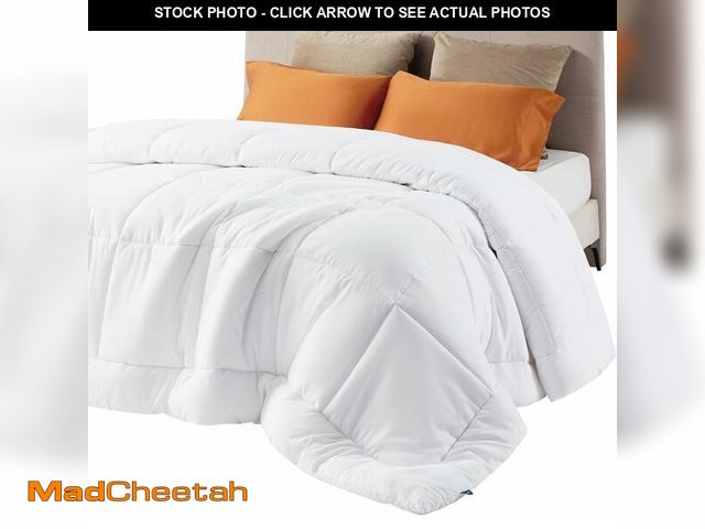 Lot 74-14294974 - Bedsure Comforter Duvet Insert - Quilted Comforters Queen Size, All Season Duvet, GentleSoft Down Al...