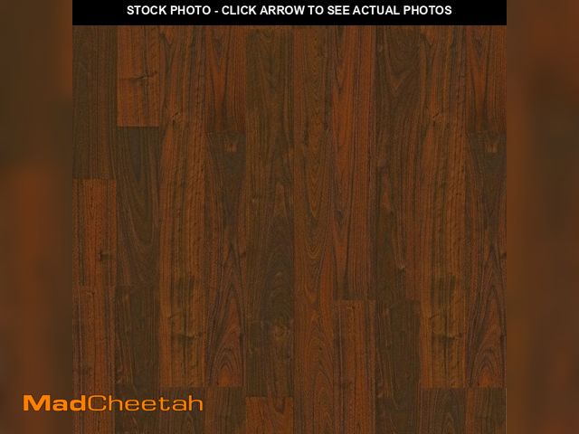 Lot 74-14448212 - TrafficMaster Antigua Mahogany 7 mm T x 8 in. W Laminate Wood Flooring (23.9 sqft/case) 360731-25660...