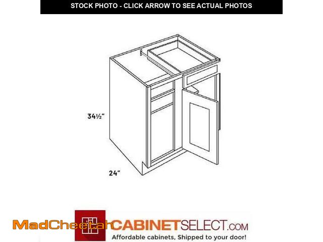 Lot 74-12585395 - L10-BLB39/42: Luxor White 39? Blind Corner Base Cabinet - UNUSED