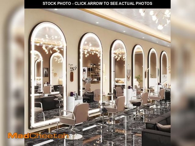 Lot 74-12419579 - FENNIO Full Length Mirror with Lights, 70" x 32" LED Full Body Mirror, Wall Mounted Hanging Mirror w...