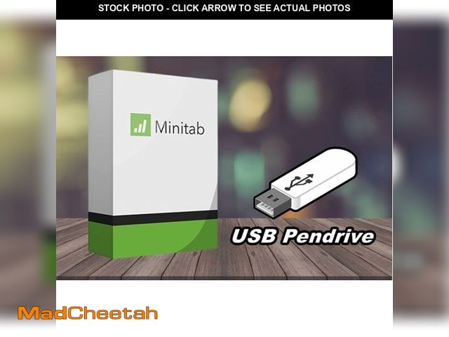 Lot 74-13717425 - Minitab 22.3 -  License For Windows - Statistical Software - USB Pendrive - USED