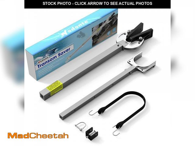 Lot 74-12052045 - SDSNTE Adjustable Transom Saver from 23 to 35 Inches, Boat Motor Support with Heavy-Duty Composite H...