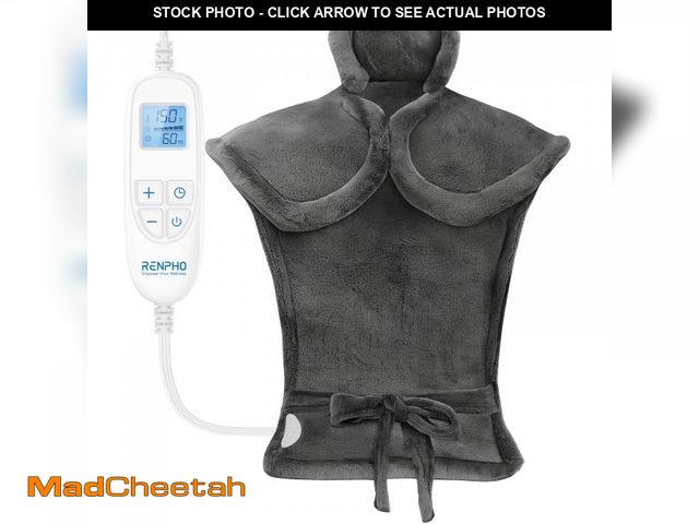 Lot 74-12441577 - RENPHO Electric Heating Pad for Back Pain Relief, Birthday Gifts for Women Men Mom Dad Elderly, FSA ...