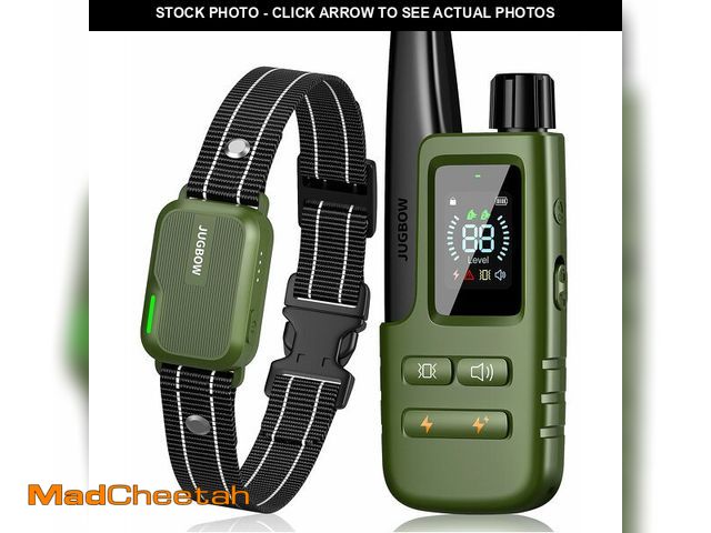 Lot 74-13626424 - Jugbow Dog Shock Collar - 4200FT Dog Training Collar with Remote Innovative IPX7 Waterproof with 4 T...