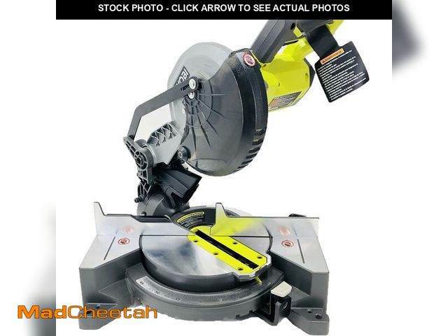 Lot 74-14367904 - RYOBI 18-Volt ONE+ Cordless 7-1/4 in. Compound Miter Saw (Tool Only) with Blade - UNUSED